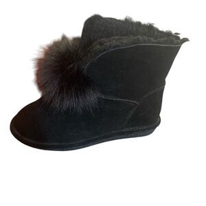BearPaw Black Winter Boots